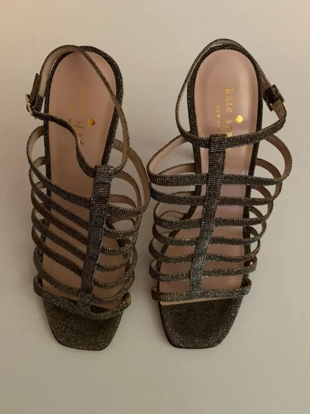 Women's Kate Spade Delila Too Metallic Heels Size 8